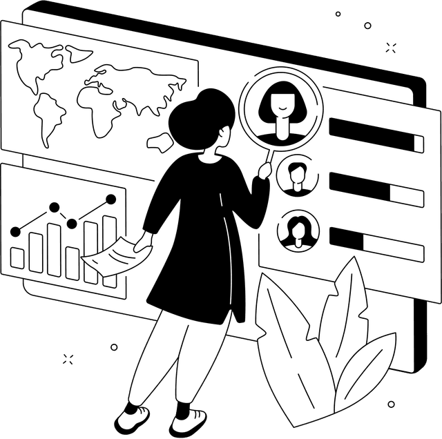 Hotel lobby with digital concierge